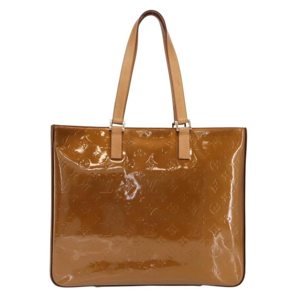 Louis Vuitton Monogram Vernis Columbus Tote Bag Bronze